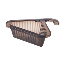 Passoire à panier Swan pour salle de bain, bande antidérapante convexe pour une prise en main sûre et une performance stable. Passoire d'angle