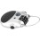 3 Digit Code Combination Pram Lock Password Security Pushchair Stroller ABS Material Cow Shape Design Compact Mini Size Silver 5