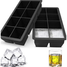 Gelo de derretimento lento, a escolha de bartenders profissionais, cubos de gelo gigantes para uísque e coquetéis, forma de gelo grande de