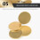 Solid Brass Disc 4 Pcs 0.5 Mm Thick Diameter 1030 Mm For Crafts And DIY Models Diameter 15 Mm 5