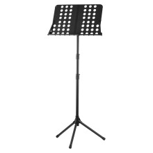Music Stand 84 cm 160 cm Height Adjustable Foldable for Schools Orchestras and Choirs for School Orchestra Choirs (Black, One Size) Black Unit size