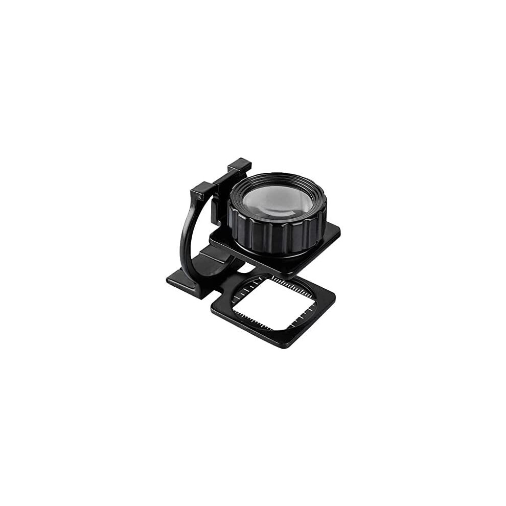 Magnifiers, TriFold Stand Magnifier, 20X Handheld Metal Magnifier with Measuring Scale for Jewelry, Textiles, Coins, Stamps, , Marriage