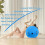 Air Roller Gymnastics Barrel Inflatable Back Handspring Trainer Tumbling Mat With Pump 5