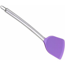Kuchyňský nástroj odolný proti poškrábání, ergonomická rukojeť, silikonová obracečka na vaření, snadné čištění, potravinářský