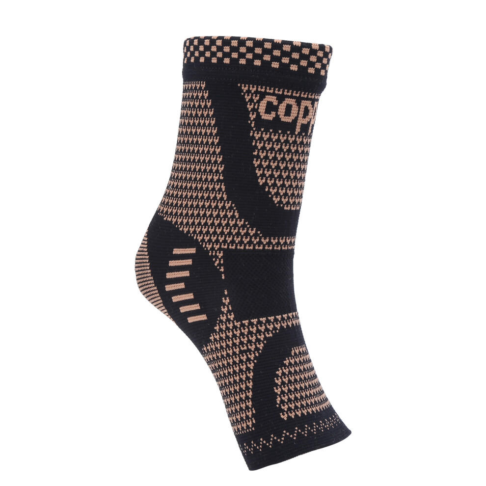Copper Infused Material Ankle Support, Fast Recovery Compression Sleeve For Moisture Wicking Fabric, Graded Compression Pain Relief Foot Arch Support 9088816508720