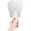 Dental Handle Plastic Mirror With Round Hole Design, Tooth Shaped Mirror For Comfortable Grip, Clear Reflection From Flat Mirror Surface Suitable For 1
