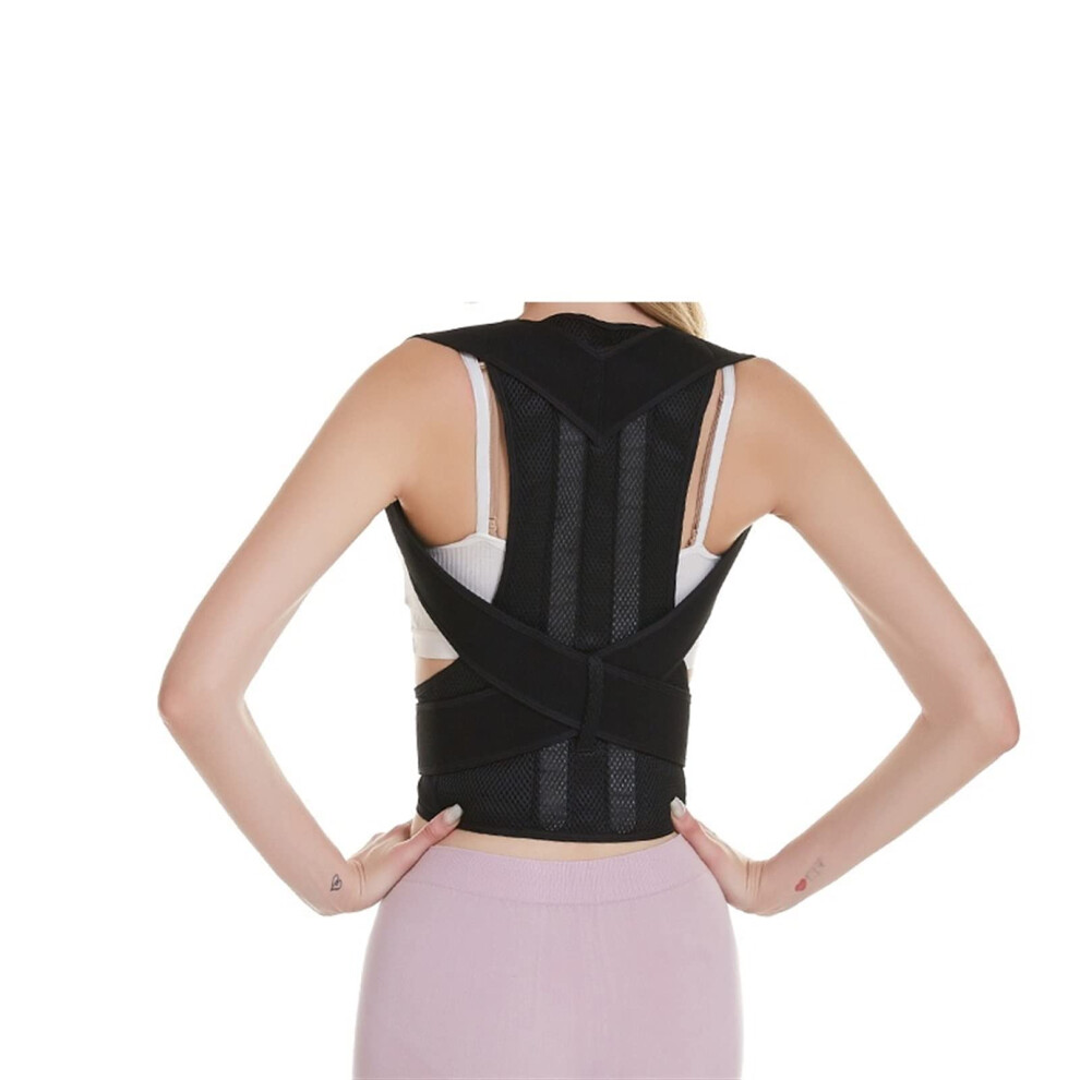 Back Corrector Adjustable Posture Corrector Back Support Shoulder Brace For Spine Alignment Size S