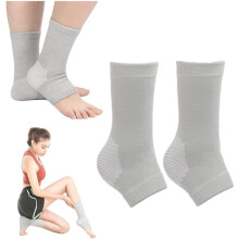 Chaussettes anti-fasciite plantaire pour soulager la douleur, manchon de compression en bambou pour la cheville avec soutien ciblé du talon,