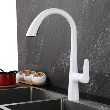 Kitchen Mixer Tap With Pull Out Spray, 2 Spray Modes, Hot & Cold, Chrome Finish, Brass Faucet, Pull Down Sprayer