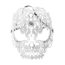 Masc Cultacha do Mhná Masc Masquerade Veinéiseach Dubh le Rhinestones Lonracha Foirfe do Chóisirí Oíche Shamhna Liathróidí Mardi Gras agus