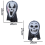 Μάσκα πάρτι Cosplay Anonymous Hacker, βασισμένη στην ταινία V for Vendetta, ανθεκτικό πλαστικό 2