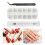 Nail Art Strass gebogene Pinzette Silikon 9