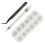 Nail Art Strass gebogene Pinzette Silikon 8