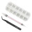 Nail Art Strass gebogene Pinzette Silikon 7