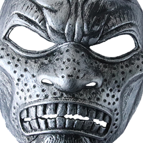 Άνετη μάσκα για το Halloween, με παχύ στρώμα μάσκας και ανθεκτική πλαστική κατασκευή, 2