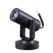 LED Spot Stage Lights, 1W Mini Beam Lighting, Colorful Changing Light, Stage Lighting, Portable for Home Party, DJ Show, Bar, Pub, Club (Red)