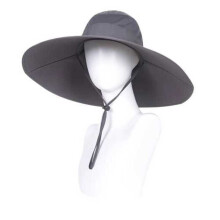 Sonnenhut für Damen und Herren, UPF50+ Sonnenschutz, Angelhut mit breiter Krempe und abnehmbarem Nackenschutz, leichter, atmungsaktiver