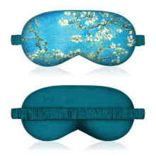 99% lichtblokkerend slaapmasker met verstelbare elastische band, comfortabel en superzacht oogmasker, ultiem slaaphulpmiddel, oogmasker om mee te