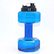 Borraccia a forma di manubrio, accessorio essenziale per il fitness, grande capacità di idratazione, design antiscivolo, tappo a prova di perdite,