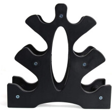 Elegante soporte para mancuernas tipo árbol para gimnasio en casa, diseño duradero, soporte compacto para mancuernas que soporta cargas pesadas,