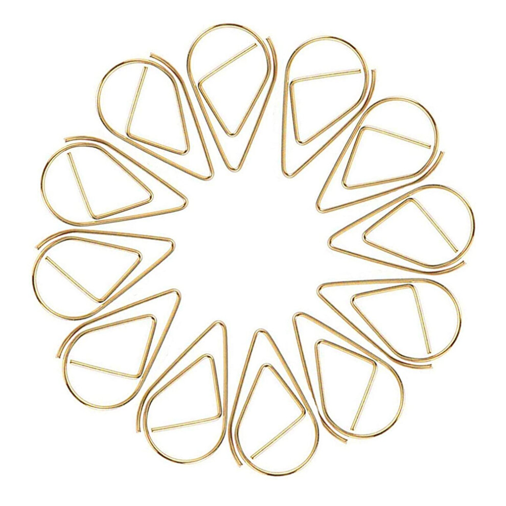Creative Bookmarks, Stainless Steel Multi-Function Use Durable High Quality Material For Easy Carry, Heart Shaped Design, Document Organizer Paper Cli 9454554970547