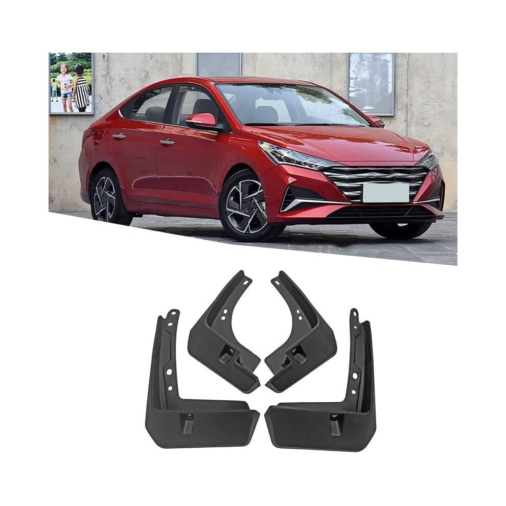 Mud Flaps Set Front And Rear Splash Guards Fender Protection For Hyundai Accent 20162020 9339159787335