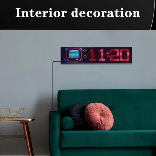 Flexible LED display, remote control programmable signage board with app control 2
