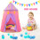 Φορητή σκηνή Pop Up για παιδιά, Playhouse Princess Castle με ύφασμα υψηλής ποιότητας, αδιάβροχα 4