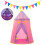 Φορητή σκηνή Pop Up για παιδιά, Playhouse Princess Castle με ύφασμα υψηλής ποιότητας, αδιάβροχα 2