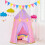 Φορητή σκηνή Pop Up για παιδιά, Playhouse Princess Castle με ύφασμα υψηλής ποιότητας, αδιάβροχα 3