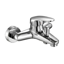 Shower Mixer Tap Chrome Brass Hot And Cold Single Lever Ceramic Valve Diverter Shower Faucet