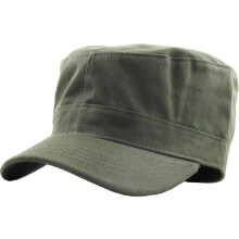 Extra grote legerpet met platte bovenkant, voorgebogen klep, militaire stijl cadetpet voor tactisch gebruik in de buitenlucht, vintage look met