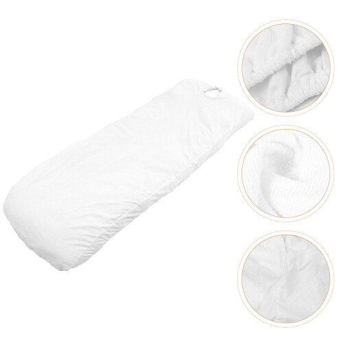 Wit Ademend Massage Tafelkleed Microvezel Wasbare Bedsprei 1