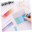 8 Pieces Color Gradient – Plan Memo Mini Note Stickers for Home Office School 5