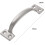 Vintage Drawer Pulls, Bronze Curved Gate Pulls, Robust Stainless Steel Handles, Comfortable Grip For Wide Application Including Barn Doors, 4PCS 6