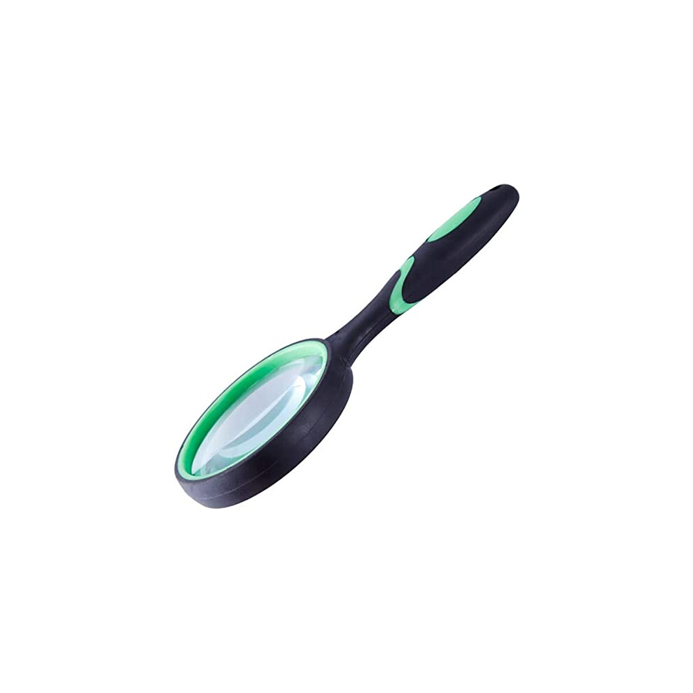 Lupe, magnifying glass, thick glass lens, reading, 10x, magnifier, color, rubber, antidrop, magnifying glass, marriage