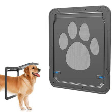 Cat Flaps / Pet Door with 2Way Locking, AntiUV ABS and Nylon, 2 Sizes (29x24cm)