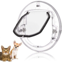 Cat Flaps / Cat Flap/House Door, 4Way Hand Load Magnetism Flap Door For Glass Door And Window, For All Pets