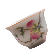Tea Cup Ceramic Single Tea Cup For Household Teaware, Celadon Green, 6 Oz