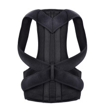 Back Corrector Adjustable Clavicle Brace Unisex With Shoulder And Lumbar Support, Corset Style, Color Item2 Size L