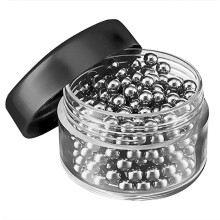 Billes de nettoyage professionnelles pour carafes, billes de nettoyage en acier inoxydable de 4 mm, la solution idéale pour les taches tenaces et un