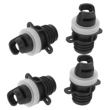 4pcs Pump Valve Adapter For Inflatable Boats Kayaks, Air Valve Converter, Airtight Seal, Lightweight Nozzle