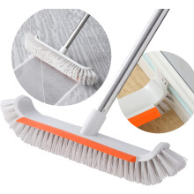 120 Rotating Brush Head For Special Functions Adjustable, V-Shaped Corner Brush Cleaner Included, Designed For Extended Handle And Detachable Use