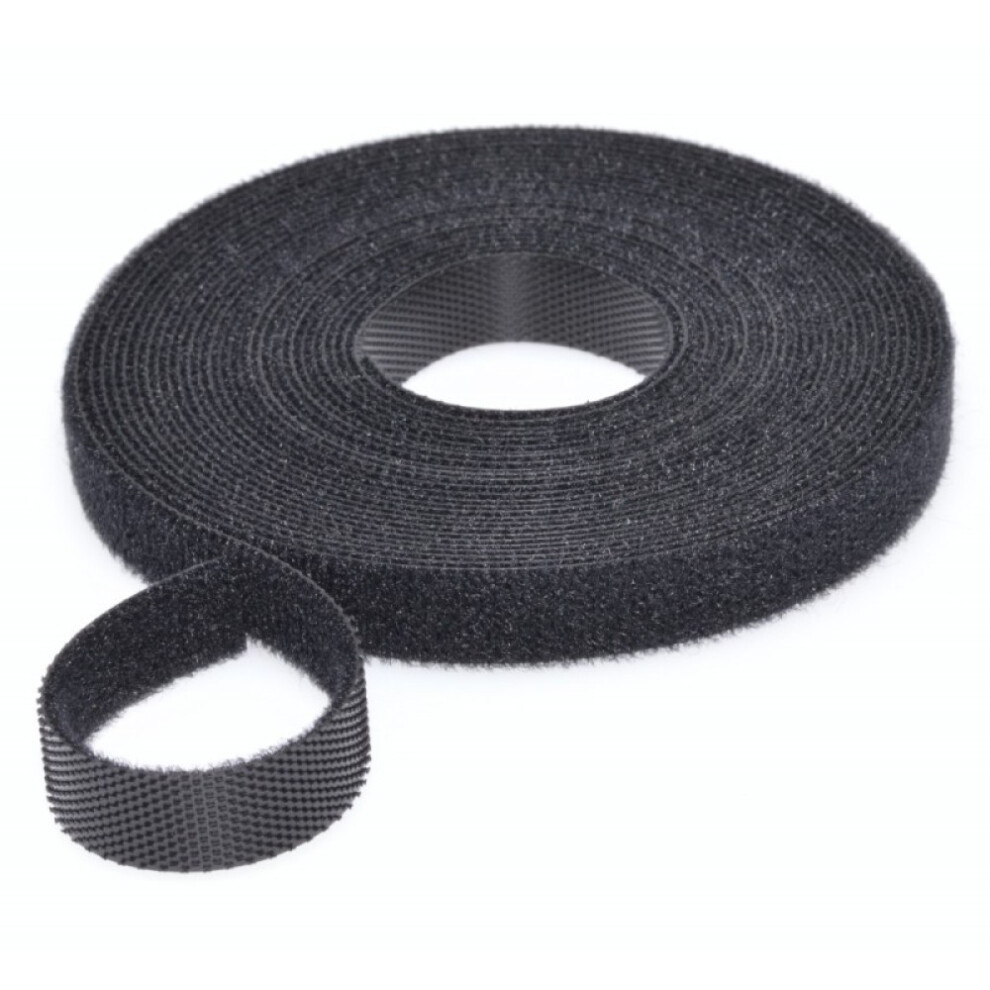 Double Side Hook Roll Easy Operate, Hook Loop Cable Ties Reusable Fasten One Wrap For Nylon Power Cord Management, 1 Roll 9454554972794