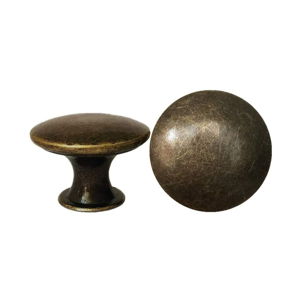 Vintage-Inspired Drawer Pulls, Elegant Antique Brass Knobs, Durable Zinc Alloy Construction, Rust-Proof Finish For Longevity (Collection Of 10) 9554910060896