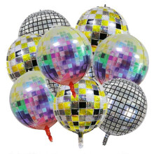 Decorațiuni colorate pentru petreceri, evenimente tematice, baloane disco cu design rafinat, baloane din folie strălucitoare și reflectorizante,