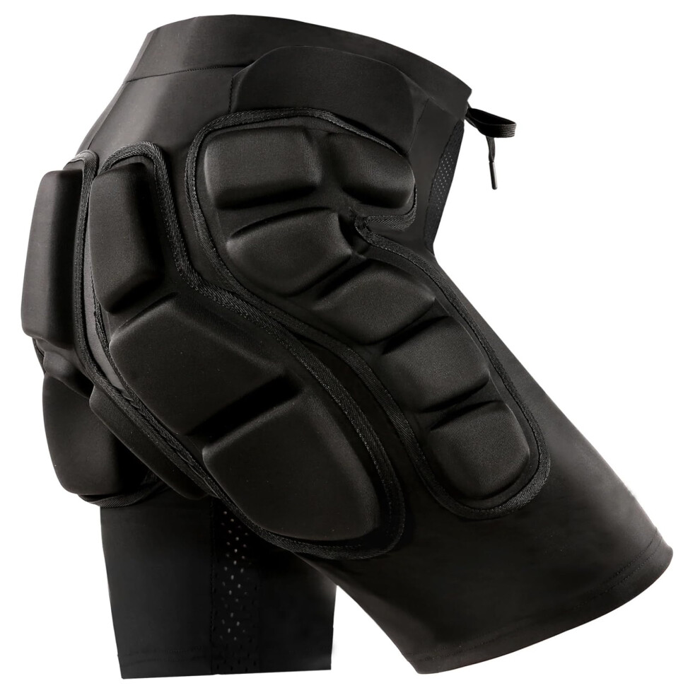 Padded Shorts Shockabsorbing 3D Padded Motorcycle Shorts With Elastic Butt Pads For Skating Snowboarding Skateboarding 9001264476403