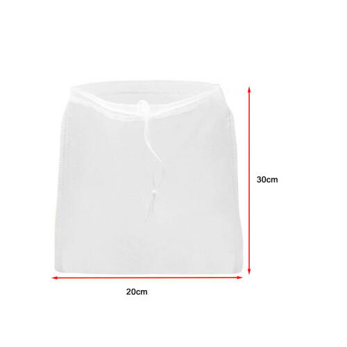 Kava Strainer Bag, Fine Mesh Nylon With Drawstring Closure, Heavy Duty Reusable For Safe Multi-purpose Use In Your Kitchen 1