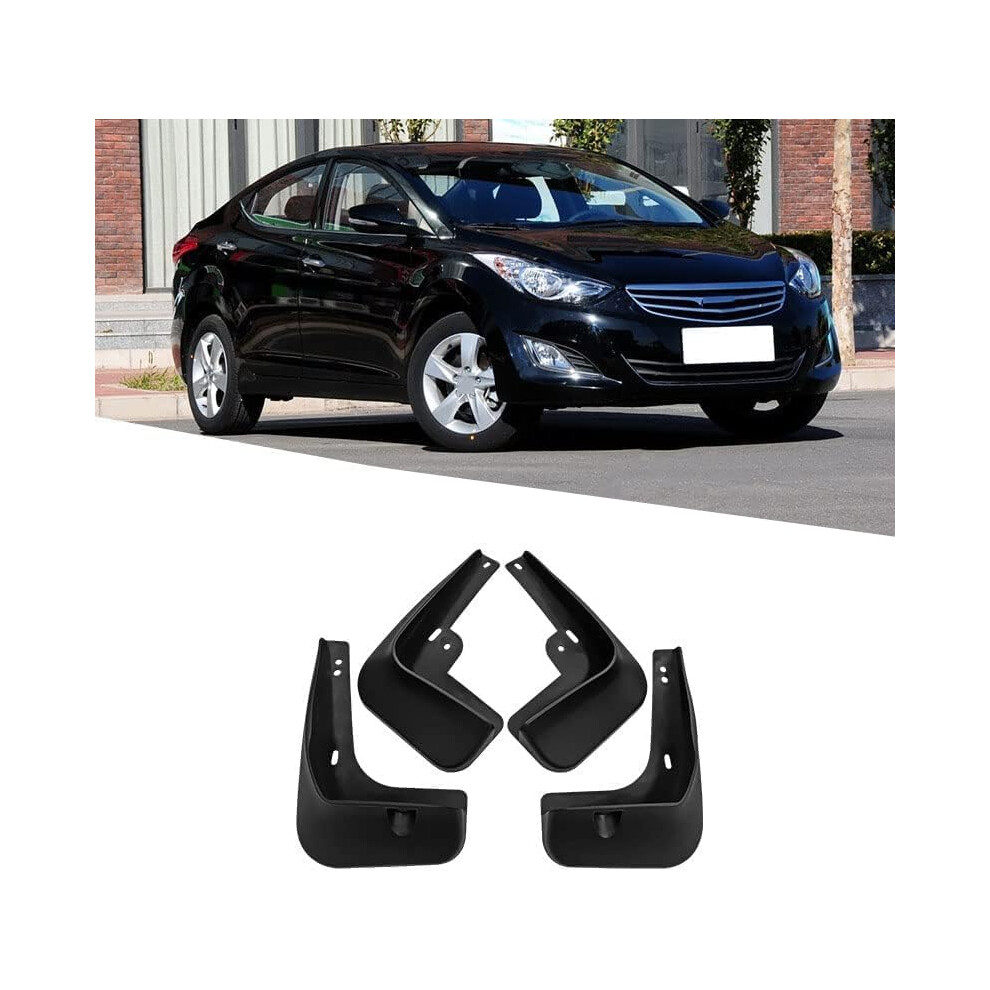 Mud Flaps Car Fender Splash Guards Waterproof Allweather Protection For Hyundai Elantra 20112015 9323874554655