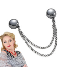 Shirt Ties Clips Magnetic For Women MultiFunction Clips For Hems Collars Dresses Trousers Pockets Shoulder Black